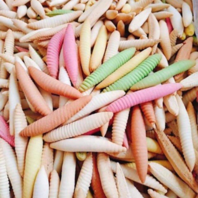 Bánh Con Sâu-Bánh Đuông Dừa- Bánh Của Tuổi Thơ Thơm Ngon Ăn Là Ghiền Mãi Hũ 350g - Đồ Ăn Vặt Nhà Làm | BigBuy360 - bigbuy360.vn