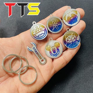 MÓC KHÓA TRÒN DORAEMON CHẤT LIỆU TITAN GR5