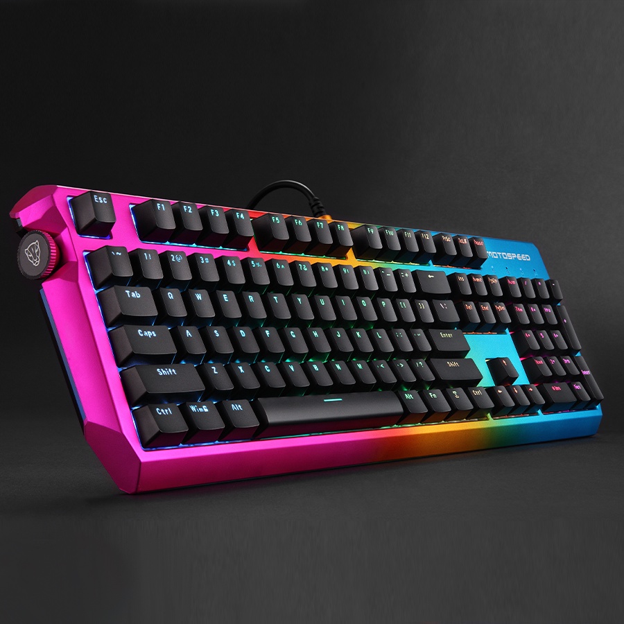 Bàn Phím Cơ Gaming Motospeed CK80 Pro , Led RGB, Chống Thấm Nước, Chống Bụi