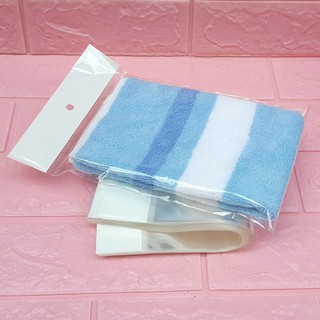 100g (~35cái) Túi Opp dán mép (Treo) 16x20cm (+ 4cm + 4cm) - Túi ni lông băng keo dán miệng - Bao nilon dán miệng