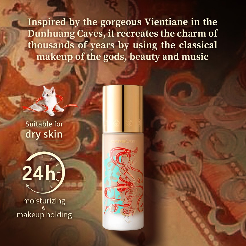 ⭐Ready Stock⭐❂◙♀(Hàng Mới Về) Kem Nền Carslan X Donhuang Da Khô Skin Savior 30g