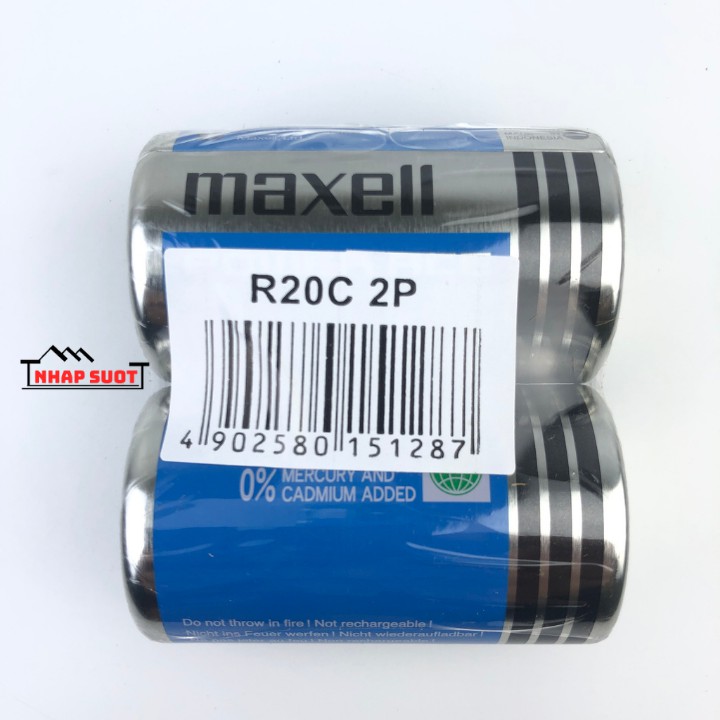 Pin đại khô MAXELL R20P 1,5V