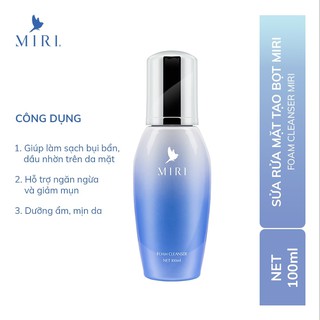 Sữa rửa mặt tạo bọt MIRI 100ml