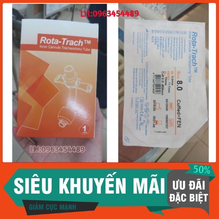 Canuyn mở khí quản 2 nòng ROTA-TRACH số 7,số 8 các loại