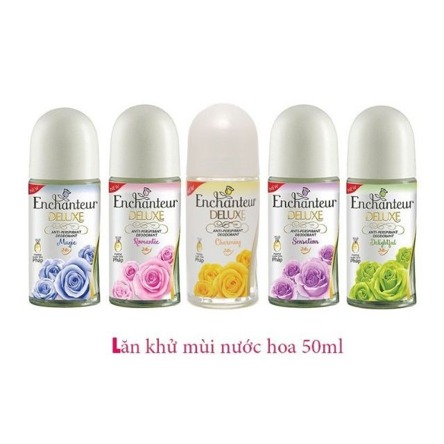 Lăn Enchanteur Hương Nước Hoa Giúp Khử Mùi, Ngăn Đổ Mồ Hôi 50ml