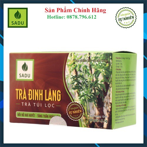 Trà Đinh Lăng Sadu - [CHÍNH HÃNG] - Tăng cường tuần hoàn máu não