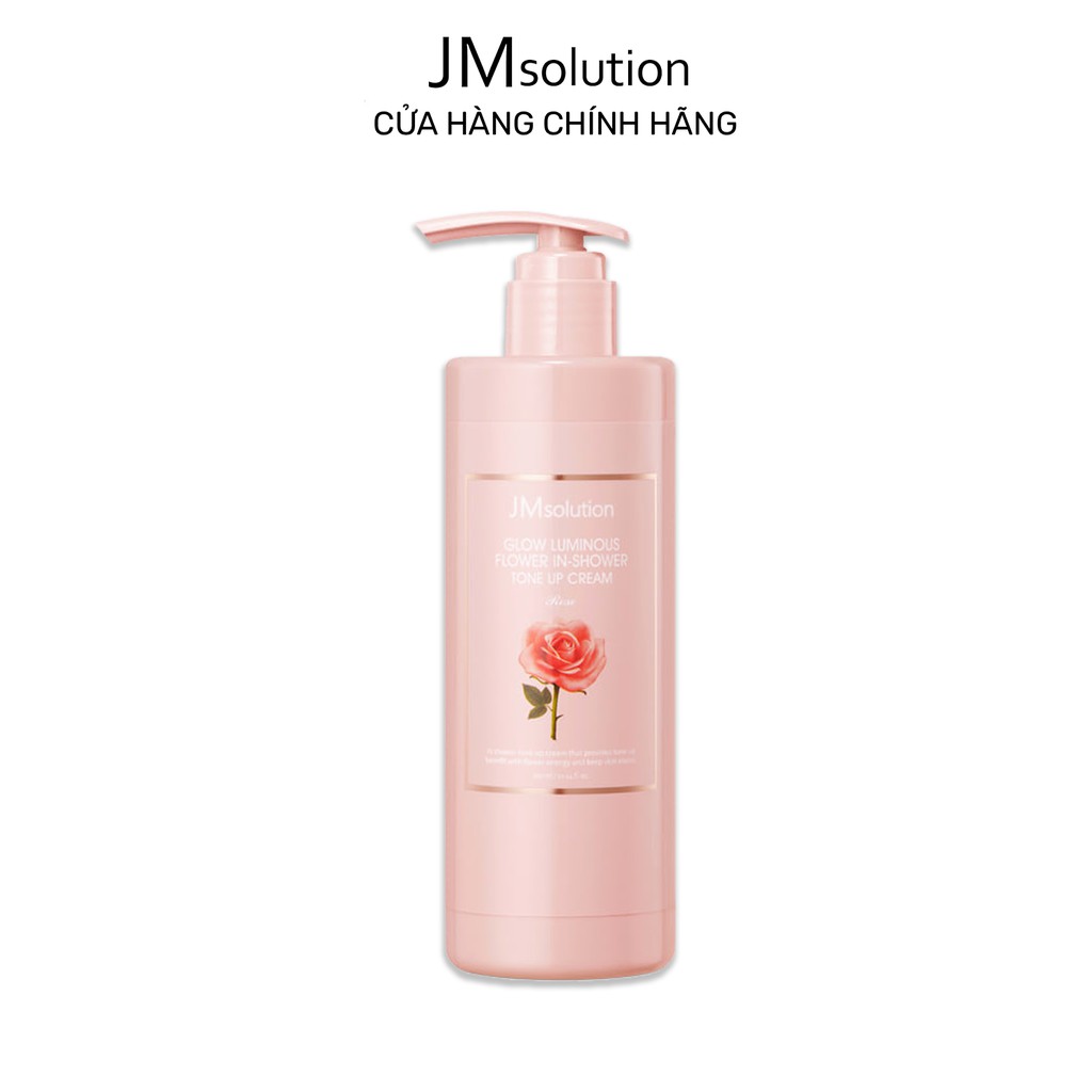 Sữa Tắm Trắng Da JMsolution Glow Luminous Flower in Shower Tone Up Cream 300ml