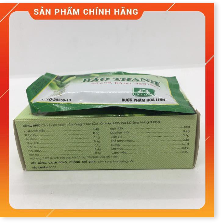 Viên ngậm Bảo Thanh hộp 20 viên