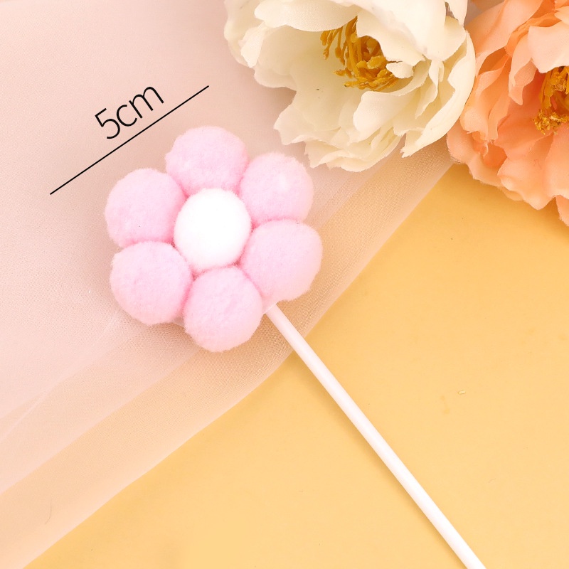 Phụ Kiện Trang Trí Bánh Kem Hình Hoa Hướng Dương 3D Dễ Thương