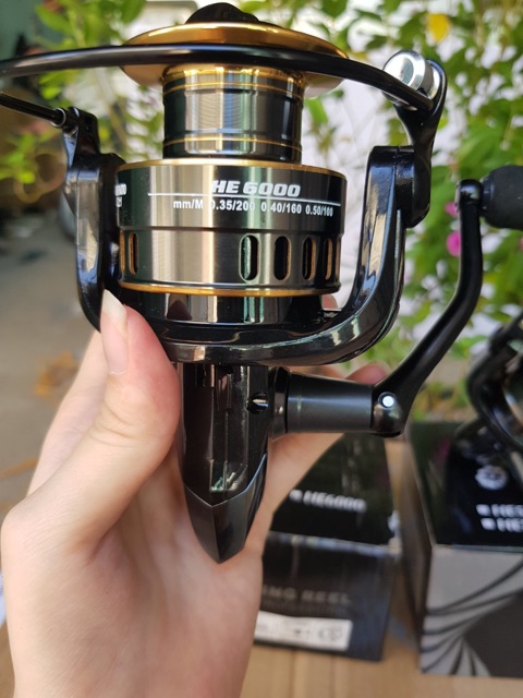 [Rẻ Vô Địch] Máy câu FISHING REEL HE1000-2000-3000-6000