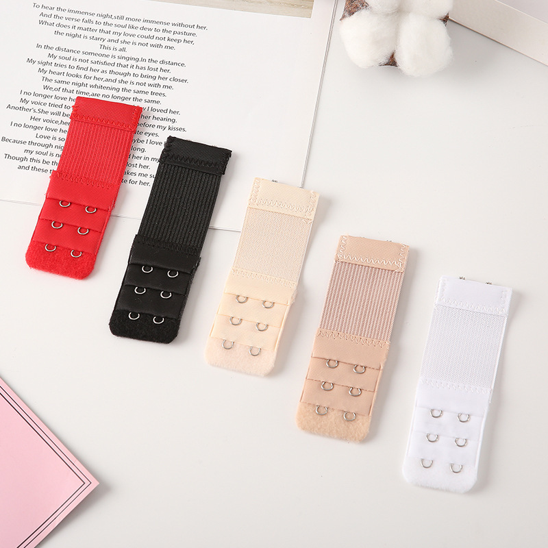 2 Móc 3 Hàng Dây Áo Ngực Co Giãn Có Thể Điều Chỉnh Dây Đeo Sau Lưng
