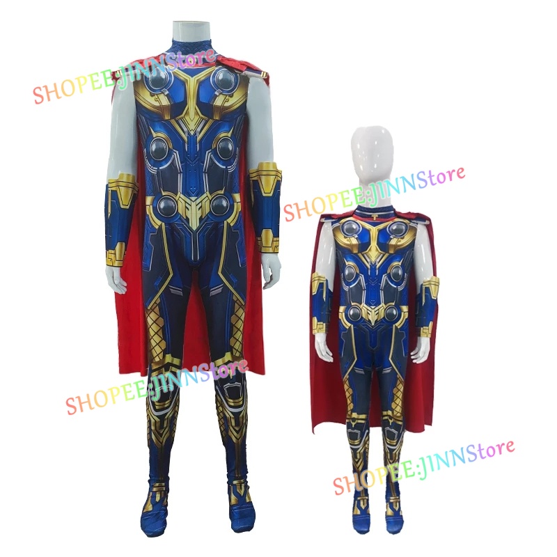 Bộ Áo Liền Quần Hóa Trang Nhân Vật Siêu Anh Hùng Thor