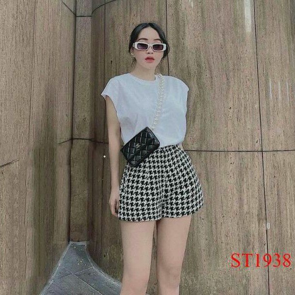 [ẢNH THẬT+VIDEO] SÉT QUẦN KẺ MIX ÁO COTTONG TAY DƠI SIÊU HÓTFREESHIP SÉT QUẦN KẺ AO COTTONG