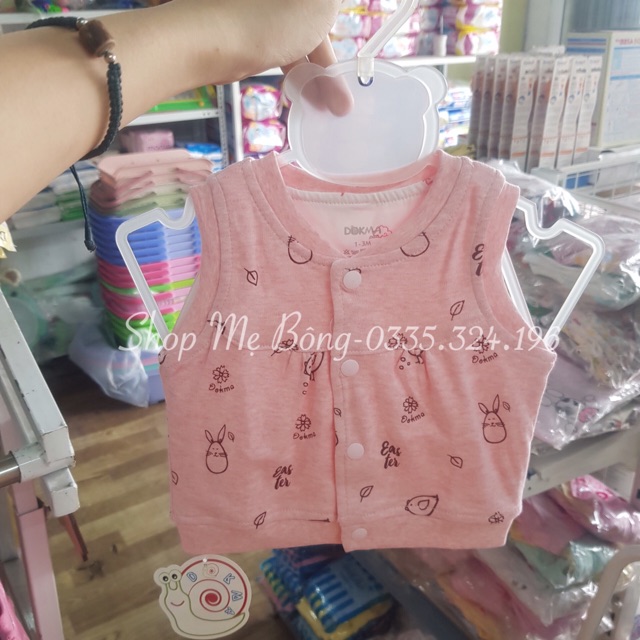 [DMA218-ẢNH THẬT 100%] Áo gile Dokma 2 lớp dày dặn ấm áp cho bé