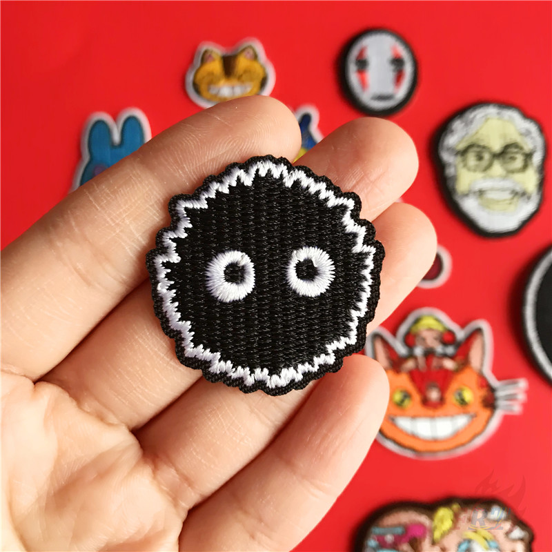 Miếng vá trang trí kiểu ủi thêu hình nhân vật Totoro