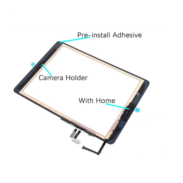 Màn Hình Cảm Ứng Có Keo Flex Thay Thế Cho Máy Tính Bảng iPad 9.7 2017 iPad 5th A1822 A1823