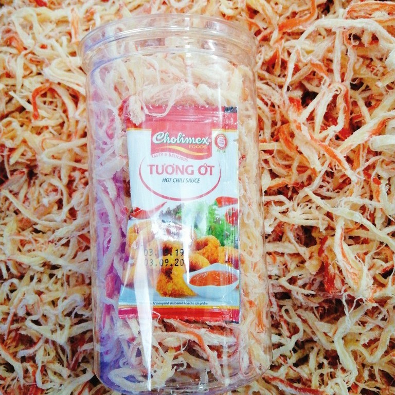 [Mã 77FMCGSALE1 giảm 10% đơn 250K] Mực Xé Sợi Hấp Cốt Dừa - Hủ [300g] - Ship Hỏa Tốc | BigBuy360 - bigbuy360.vn