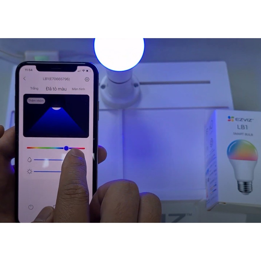 Bóng Đèn Wifi - Bóng Đèn Thông Minh LB1 Ezviz - Điều Khiển Qua App Ezviz - Cài Đặt Dễ Dàng - Hàng Hãng