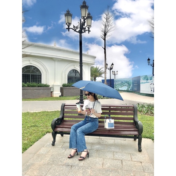 Ô dù tự động 2 chiều cao cấp, Ô gập gấp gọn, Ô che mưa che nắng chống tia UV NASON UMBRELLA, đóng mở tự động 2 chiều