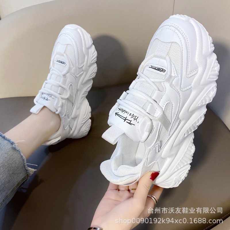 Giày MWC 0576 - Giày Thể Thao Nữ, Giày Sneaker Nữ Đế Cao Năng Động Cá Tính