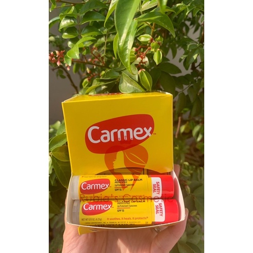 [Săn sale - Bill Mỹ] THỎI LẺ SON DƯỠNG MÔI CARMEX CLASSIC LIP BALM SPF 15