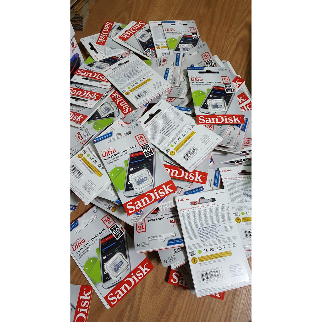 Thẻ Nhớ MicroSDHC SanDisk Ultra 533X 16GB 80MB/S Hãng phân phối chính thức | BigBuy360 - bigbuy360.vn