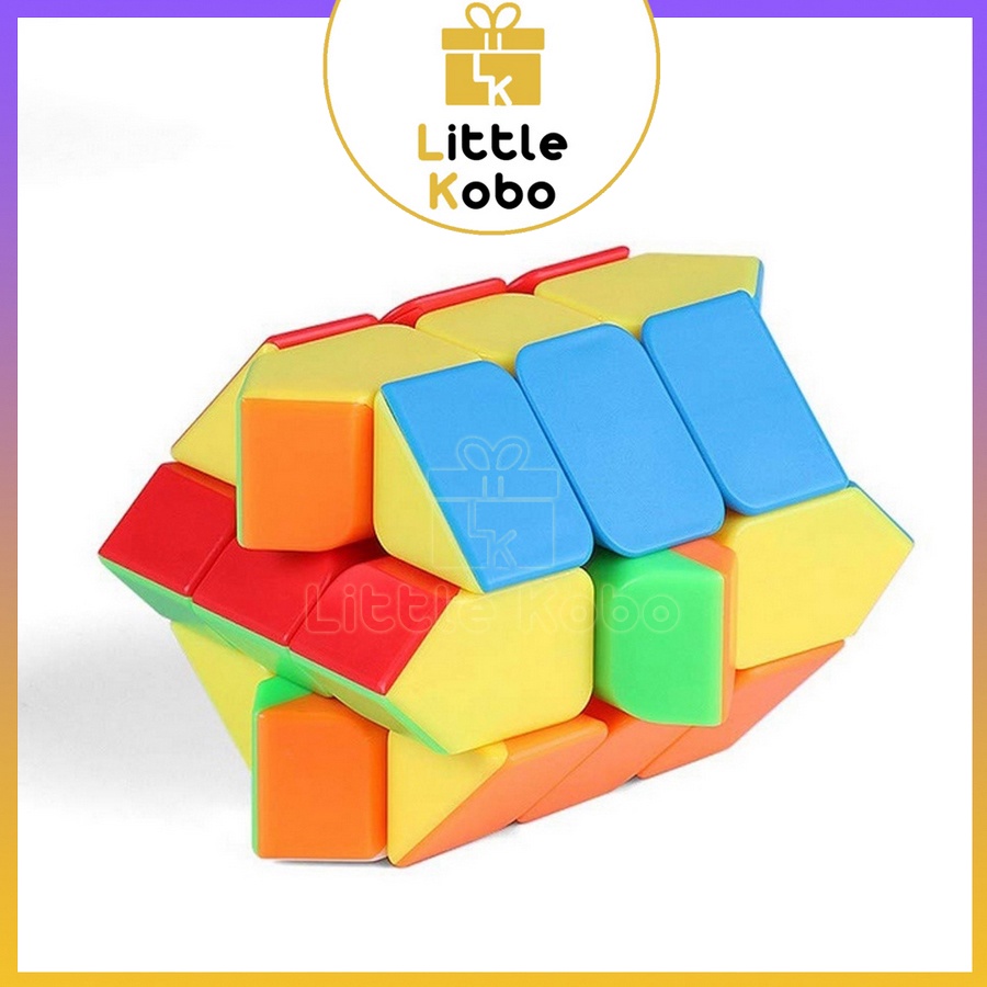 Rubik Fisher Cube Stickerless MoYu Meilong MFJS Rubic Biến Thể Đồ Chơi Trí Tuệ