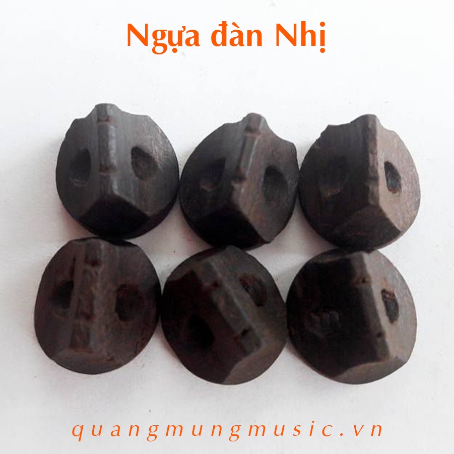 Ngựa Đàn Nhị - Đàn Cò bằng gỗ mun + miếng mút chống rè