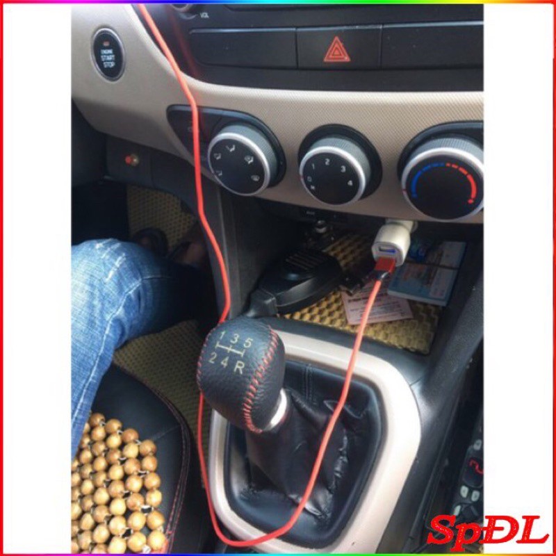 Bọc cần số xe Toyota Innova 2017-2021, bọc phanh tay xe ô tô Toyota Innova 2017-2021 Số sàn MT da bò giá xưởng