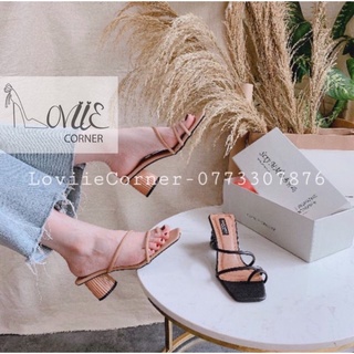 GUỐC NỮ LOVIIECORNER - DÉP CAO GÓT ĐẾ VUÔNG 5CM - DÉP NỮ XỎ NGÓN - DÉP CAO GÓT ĐẾ VUÔNG 5CM - GUỐC NỮ XỎ NGÓN D200335