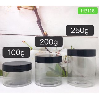 HỦ NHỰA TRONG 100G