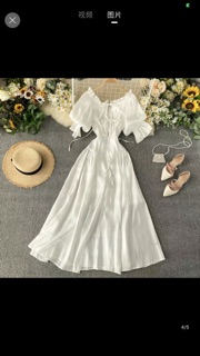 [Thanh lý] Đầm dự tiệc trắng tinh khôi 👗