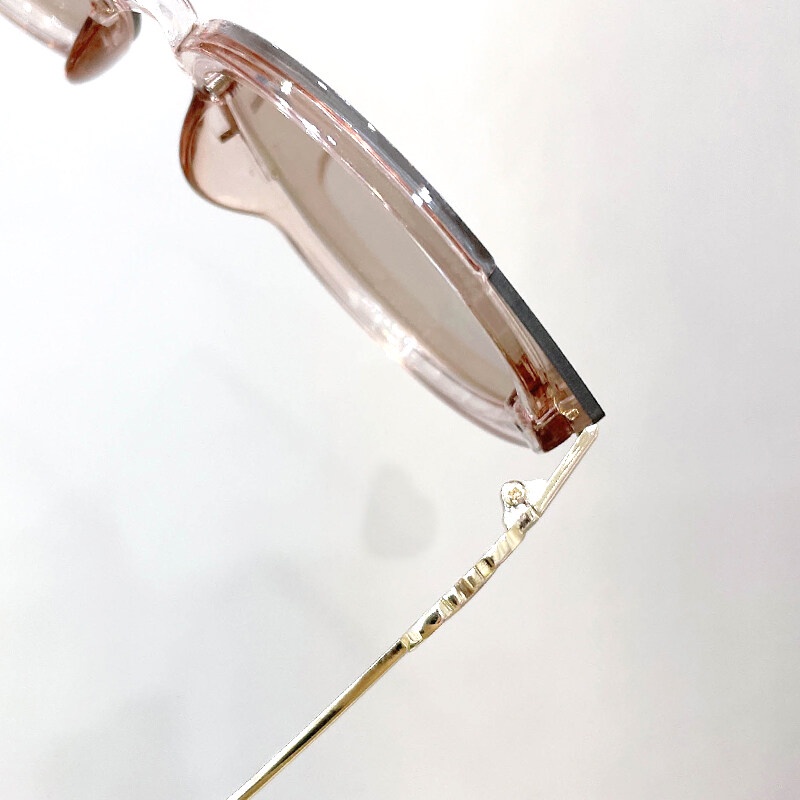 Kính Mát Gọng Kim Loại Tròng To Thời Trang Cho Nam Nữ