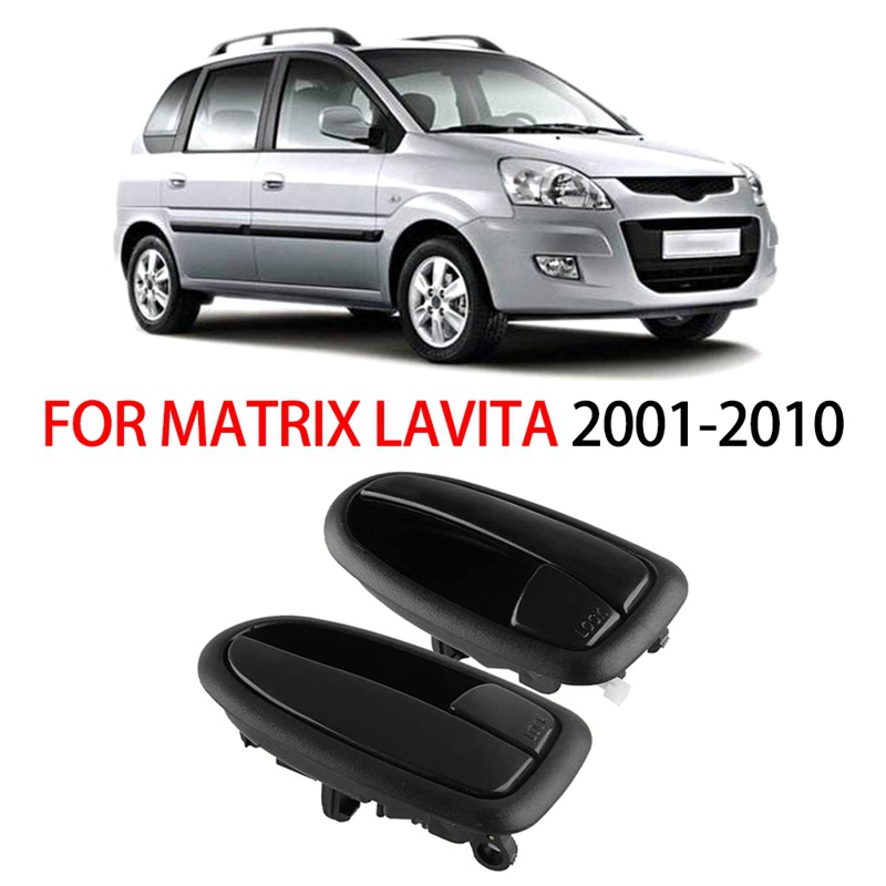 Tay Cầm Cửa Xe Hơi Màu Đen Chuyên Dụng Cho Hyundai Matrix Lavita 2001-2010