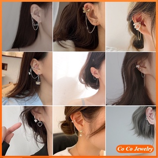 Image of S925 Korean Fashion Ear Clips Earring for Women Girls Fashion Jewelry Accessories Gift