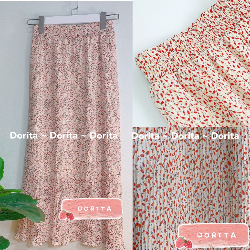 [Mã FAMAYWA giảm 10K đơn 50K] Chân váy hoa nhí vintage hàng Quảng Châu, Chân hoa nhí Ulzzang xếp ly | BigBuy360 - bigbuy360.vn