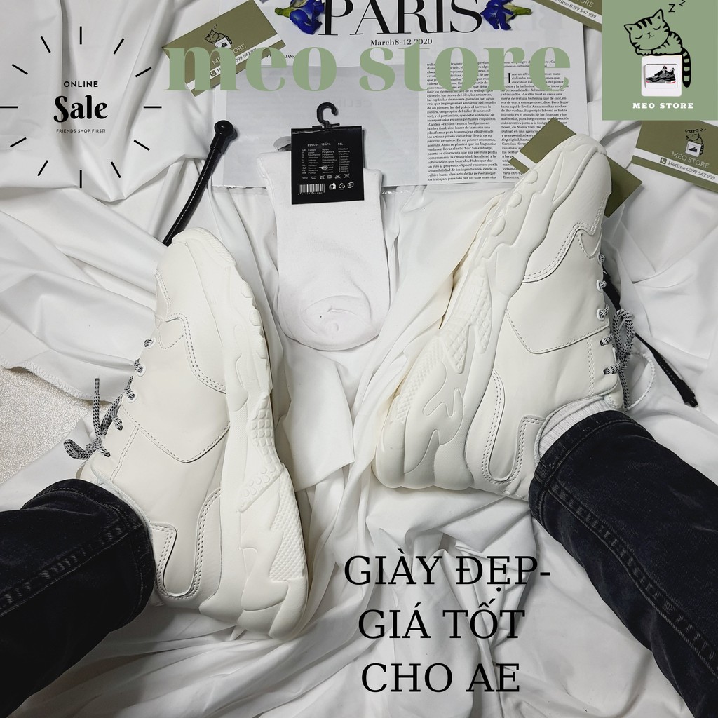 Giày_mlb boston, giày thể thao boston nam nữ đế liền tăng chiều cao, tặng tất cổ cao, full size, đủ hộp, hộp bảo vệ,bill | BigBuy360 - bigbuy360.vn