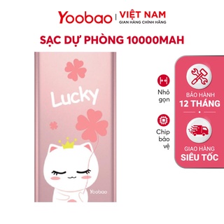 Sạc dự phòng Yoobao Polymer Slim 10000mAh A1 - Hàng chính hãng