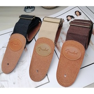 40k. 60k Dây đeo đàn guitar màu đen hiệu fender
