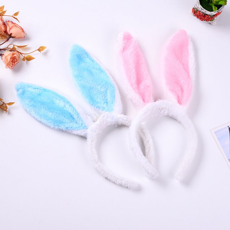 Flgo Băng Đô Tai Thỏ Có Đèn LED Phát Sáng