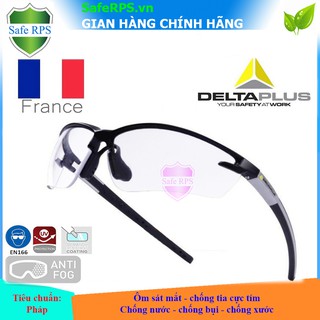Kính bảo hộ Deltaplus Fuji2 mắt kính chống bụi - chống trầy xước - đọng sương - chống 99,99% tia cực tím