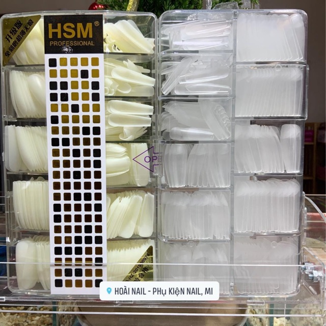 Móng úp HSM nhám các fom ( hộp 500m)