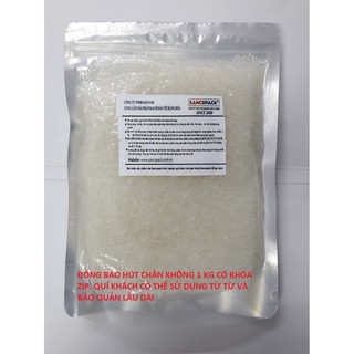 Gói hút ẩm Silica Gel sử dụng linh loạt (gói 1 kgs + 5 túi vải size: 16x24 cm)