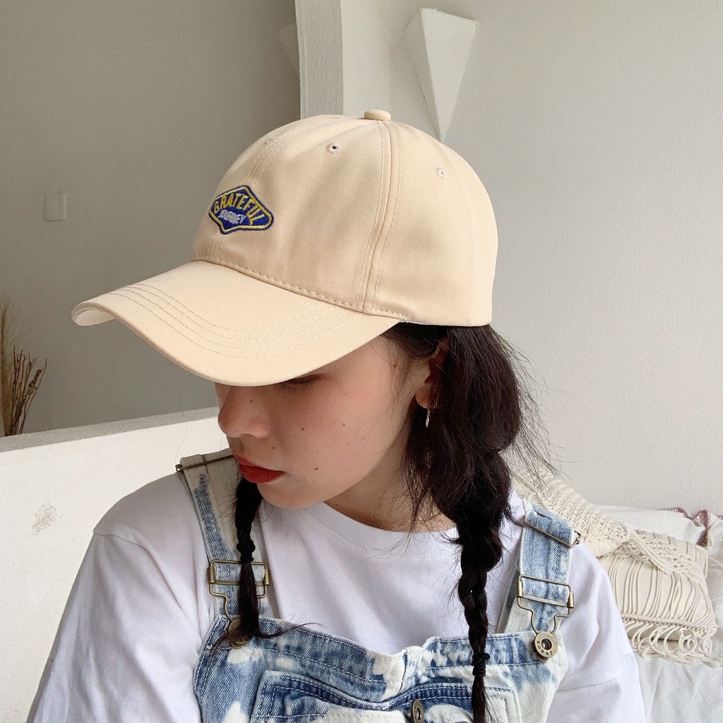 Nón lưỡi trai thêu chữ phong cách Hip Hop thời trang cá tính cho nam nữ