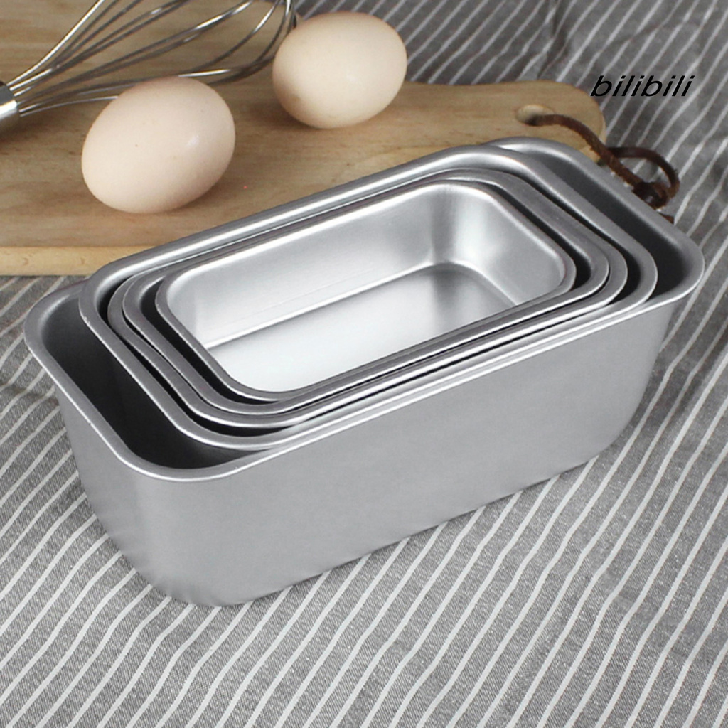 Khuôn nướng bánh mì bằng hợp kim nhôm hình chữ nhật không dính cao cấp tiện dụng