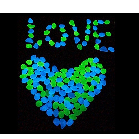 30 Viên đá nhân tạo phát sáng, sỏi dạ quang trang trí tiểu cảnh, chậu cây cảnh, hồ cá DPS