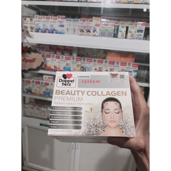 Beauty Collagen   kẽm, vitamin E, đẹp da, ngăn ngừa lão hóa, hộp 30 ống - CN31