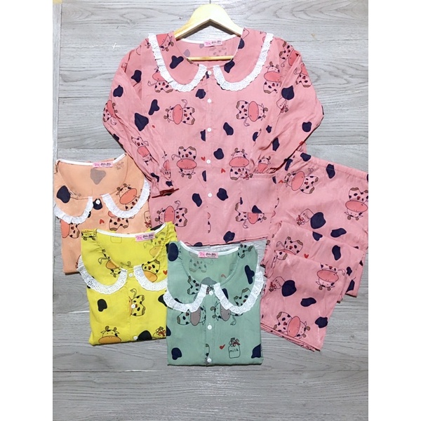 Bộ đô bầu và sau sinh cotton mềm mịn