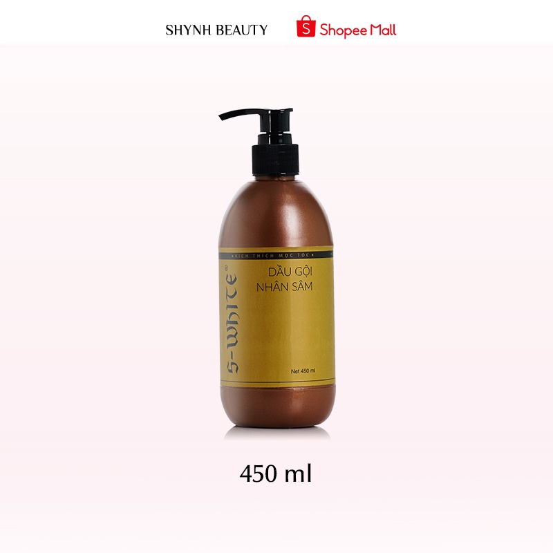 [Mã BMBAU50 giảm 50K đơn 150K] Dầu Gội S-White Nhân Sâm Đào cho tóc suông dài, mượt mà 450Ml