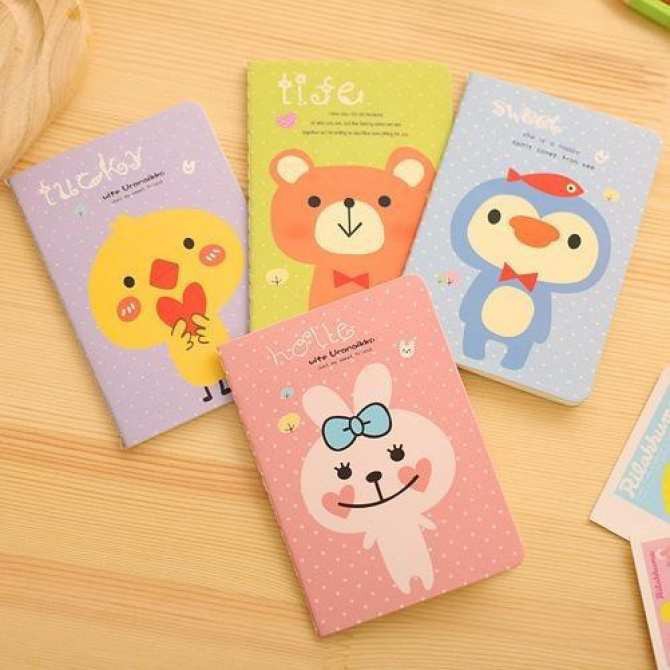 Sổ tay cute dễ thương mini-sổ tay ghi chép bìa mềm ST01